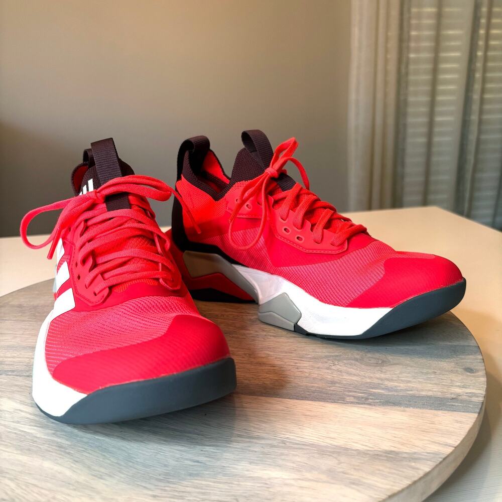 Adidas Rapidmove Adv 2 Trainer M Lucid Red White Ruby Men's Size 6.5